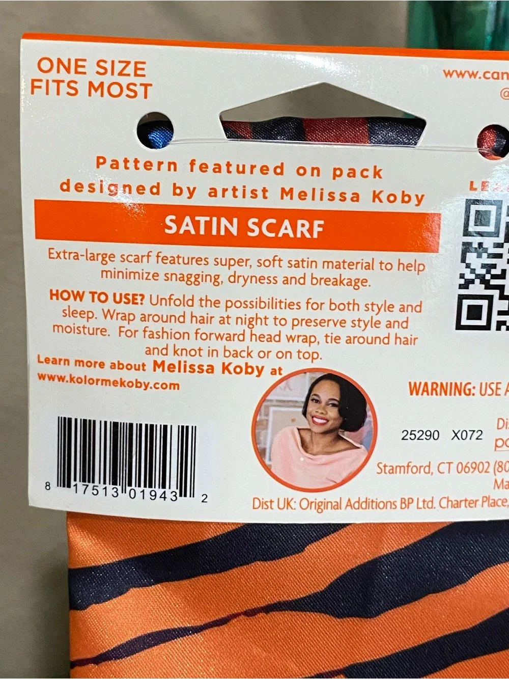 Cantu Satin Scarf, Gentle Hair & Fashion Accessory, new!